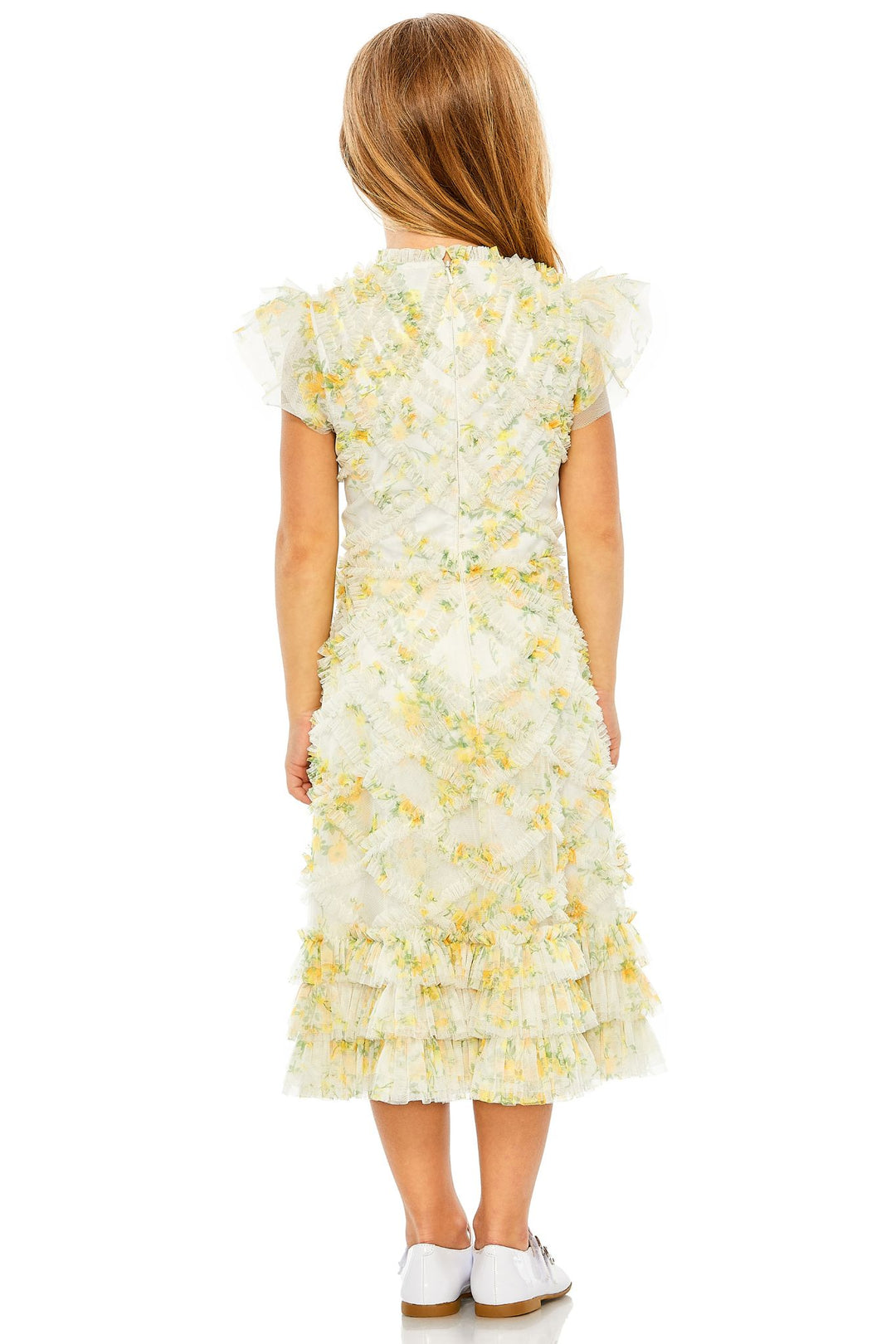 Goldie Ruffle Kids Dress by Mac Duggal