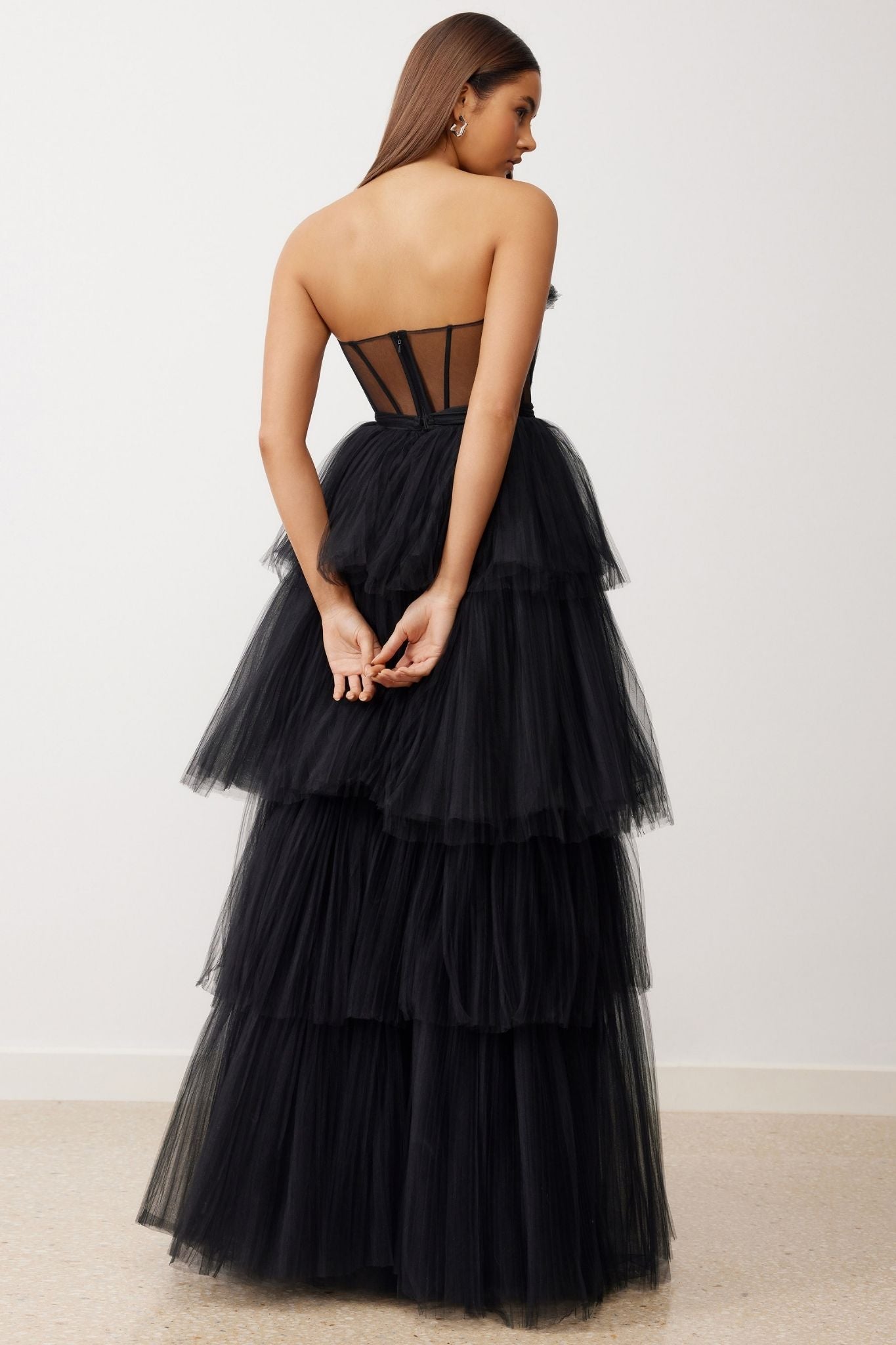 La Mer Dress in Black by Lexi - RENTAL