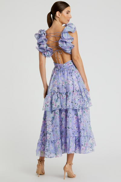 Barcelona Midi in Lilac by Mac Duggal - RENTAL