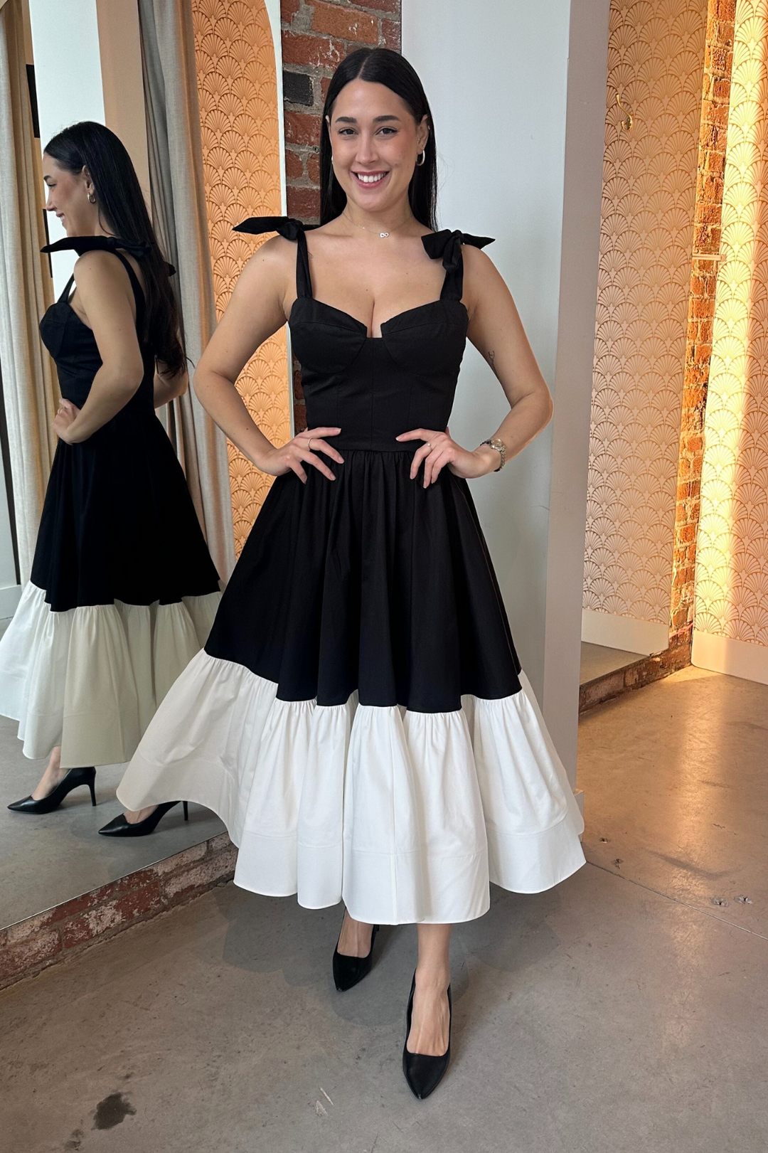 Mademoiselle Midi Dress by Bronx and Banco – The Fitzroy