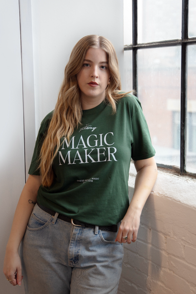 Limited Edition Magic Maker T-Shirt in Forest Green