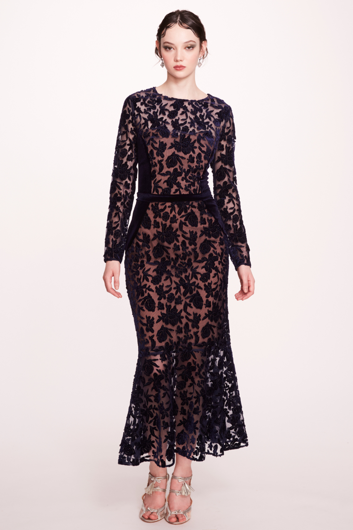 Vera Velvet Dress by Marchesa Notte RENTAL – The Fitzroy