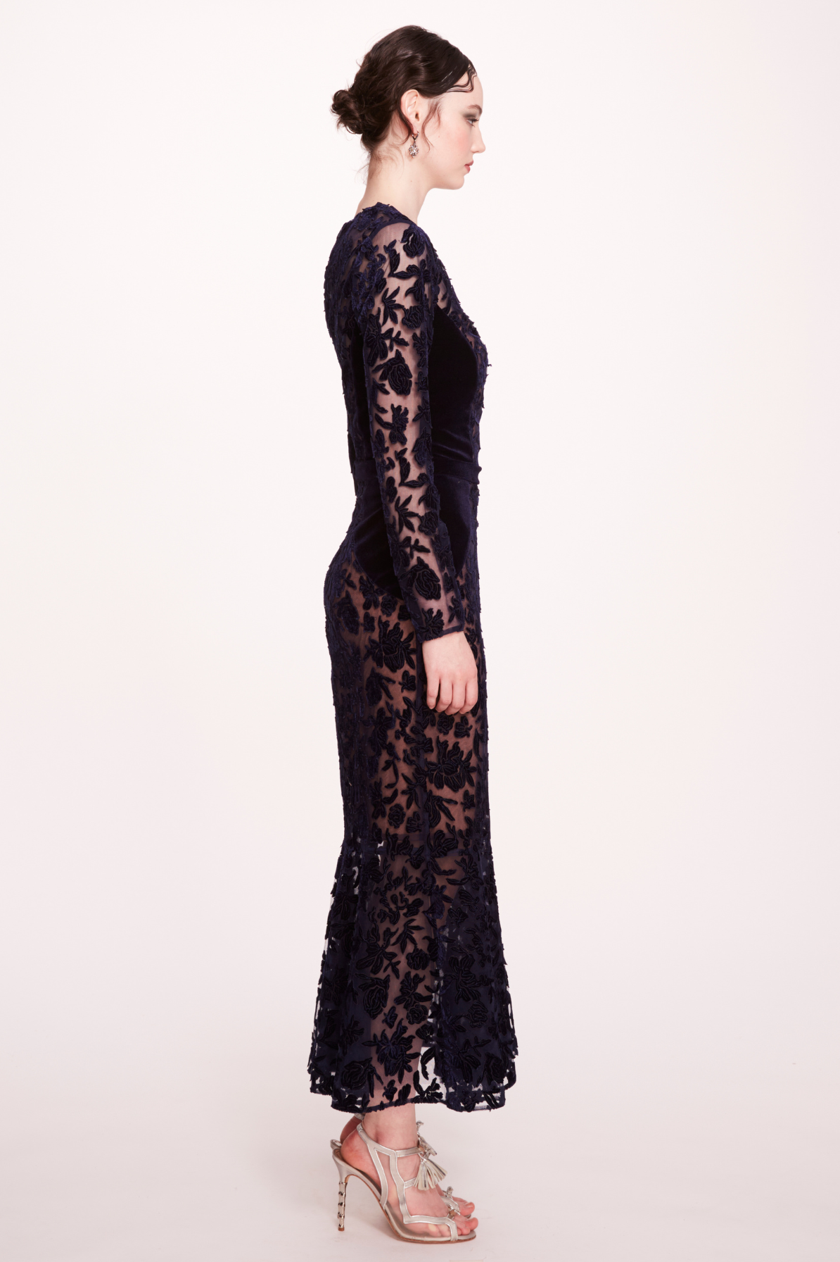 Vera Velvet Dress by Marchesa Notte - RENTAL The Fitzroy Vera Velvet Dress by Marchesa Notte - RENTAL The Fitzroy
