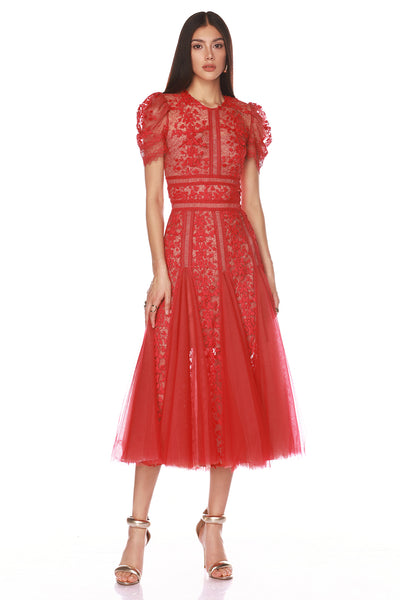 Megan Midi Dress by Bronx and Banco The Fitzroy Megan Midi Dress by Bronx and Banco The Fitzroy