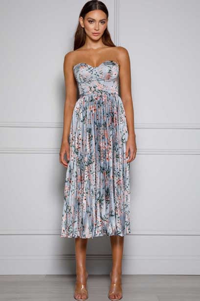 Milan Dress in Floral by Elle Zeitoune - RENTAL