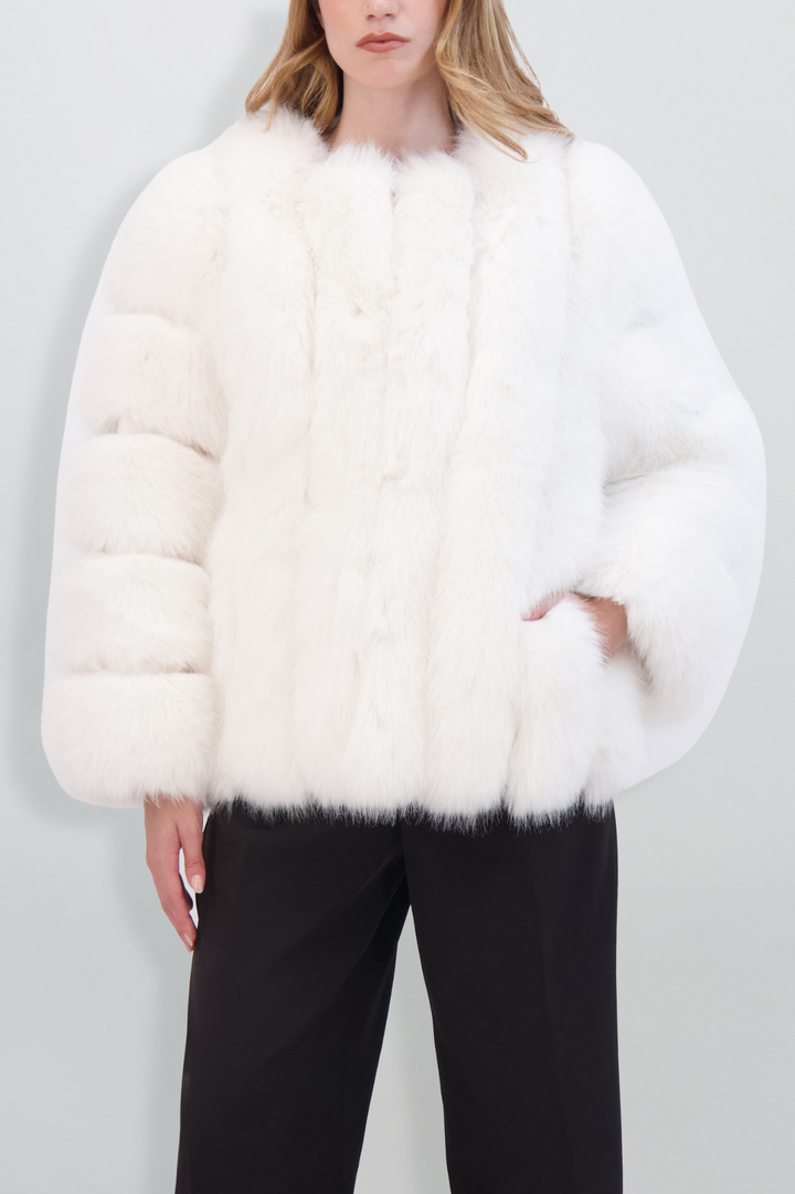 Minka Faux Fur Jacket by THEIA - RENTAL – The Fitzroy