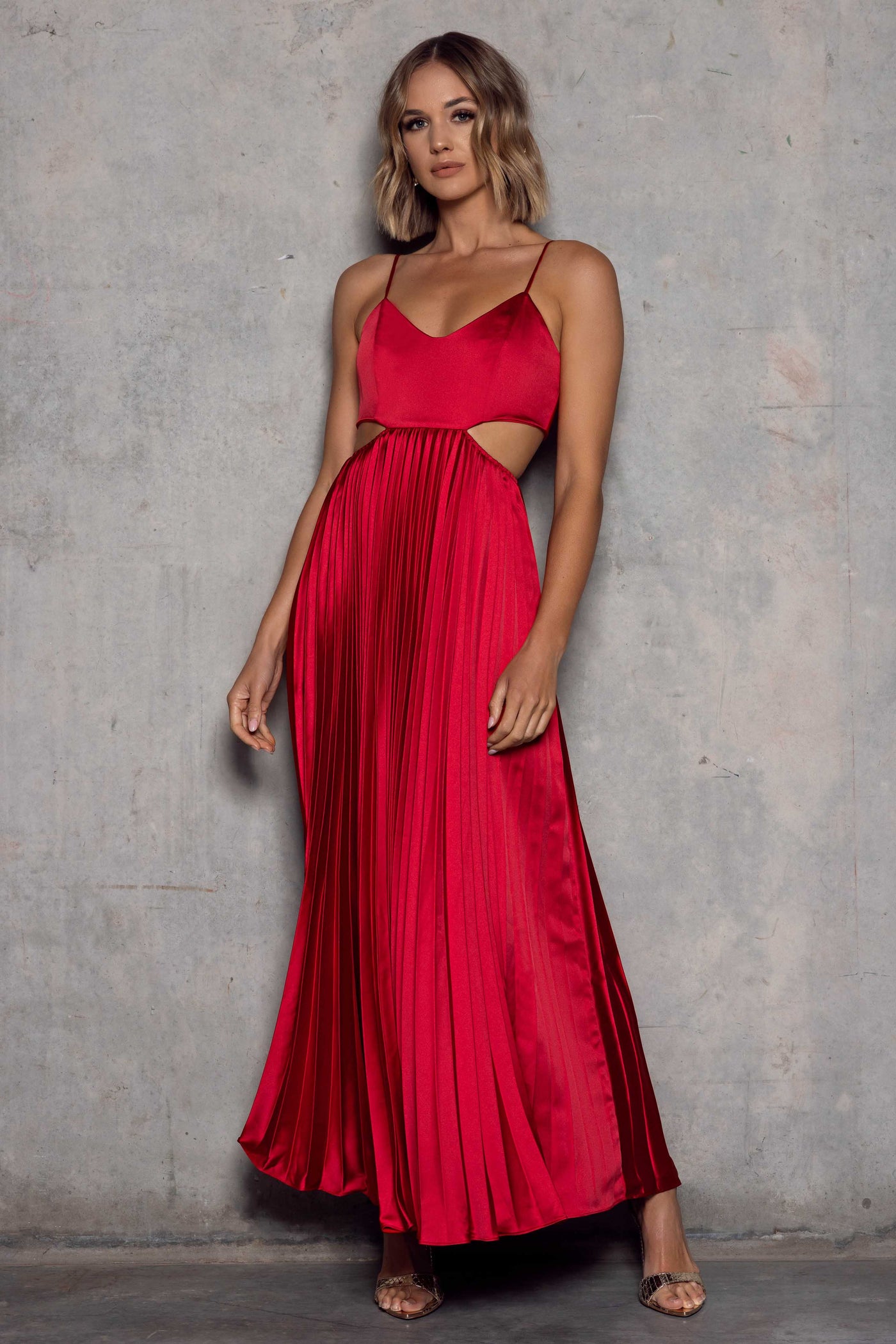 Millie Dress in Red by Elle Zeitoune - RENTAL