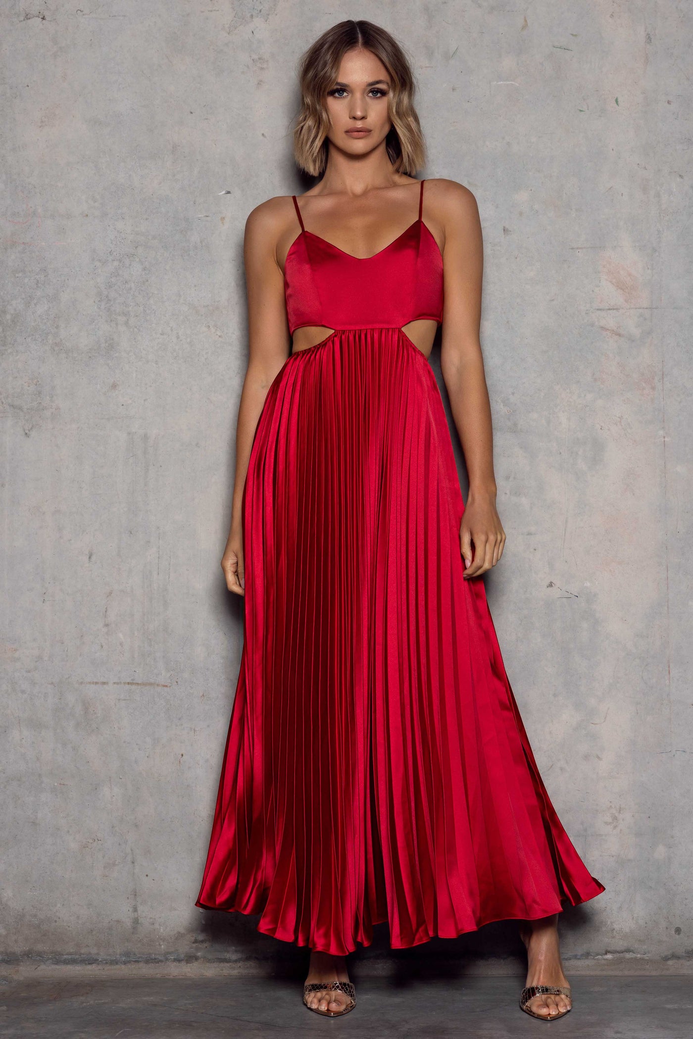 Millie Dress in Red by Elle Zeitoune - RENTAL