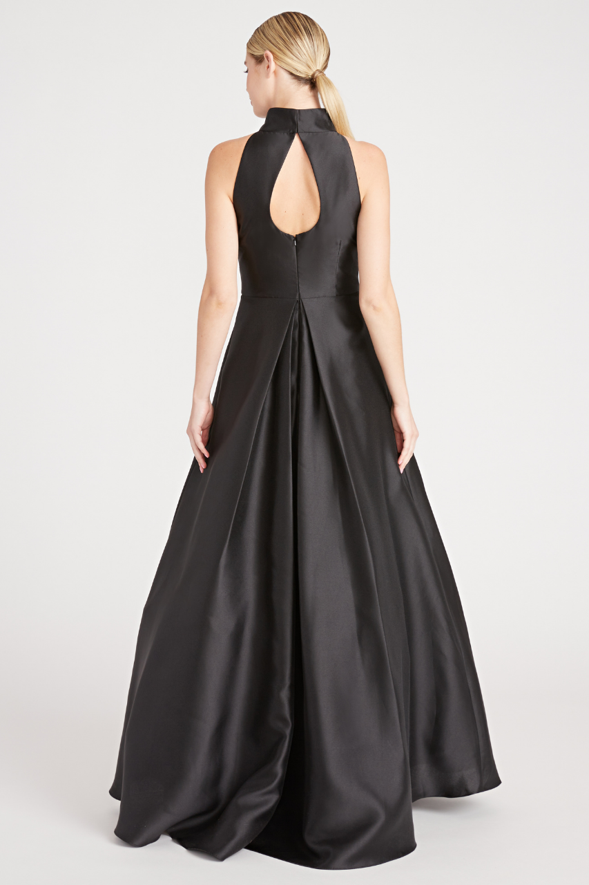 Noelle Black Gown by ML Monique Lhuillier - RENTAL