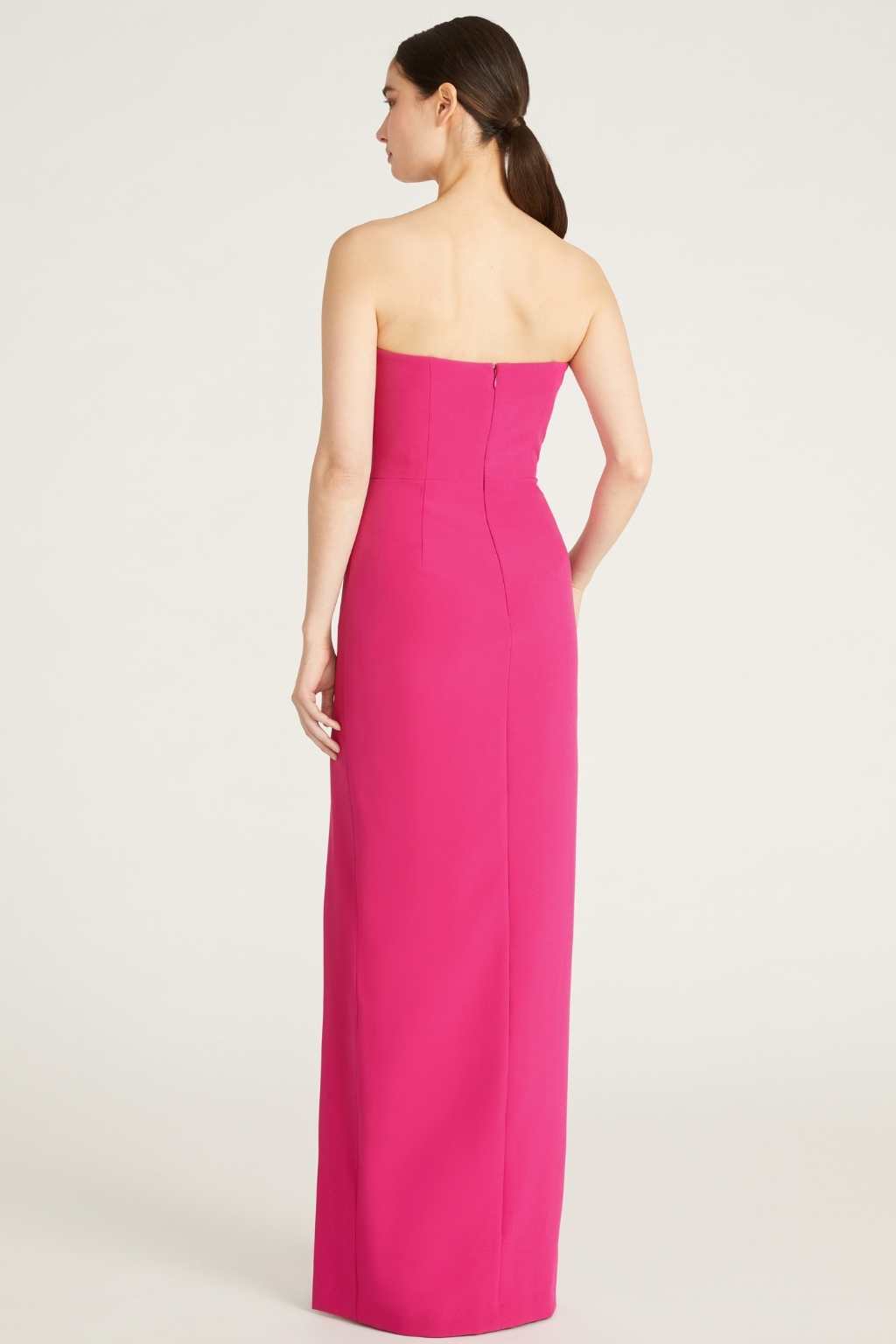 ml monique lhuillier leela crepe maxi dress Gemma Crepe Gown by ML Monique Lhuillier
