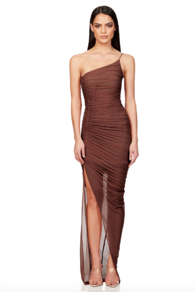 Mecca Gown in Chocolate by Nookie - RENTAL