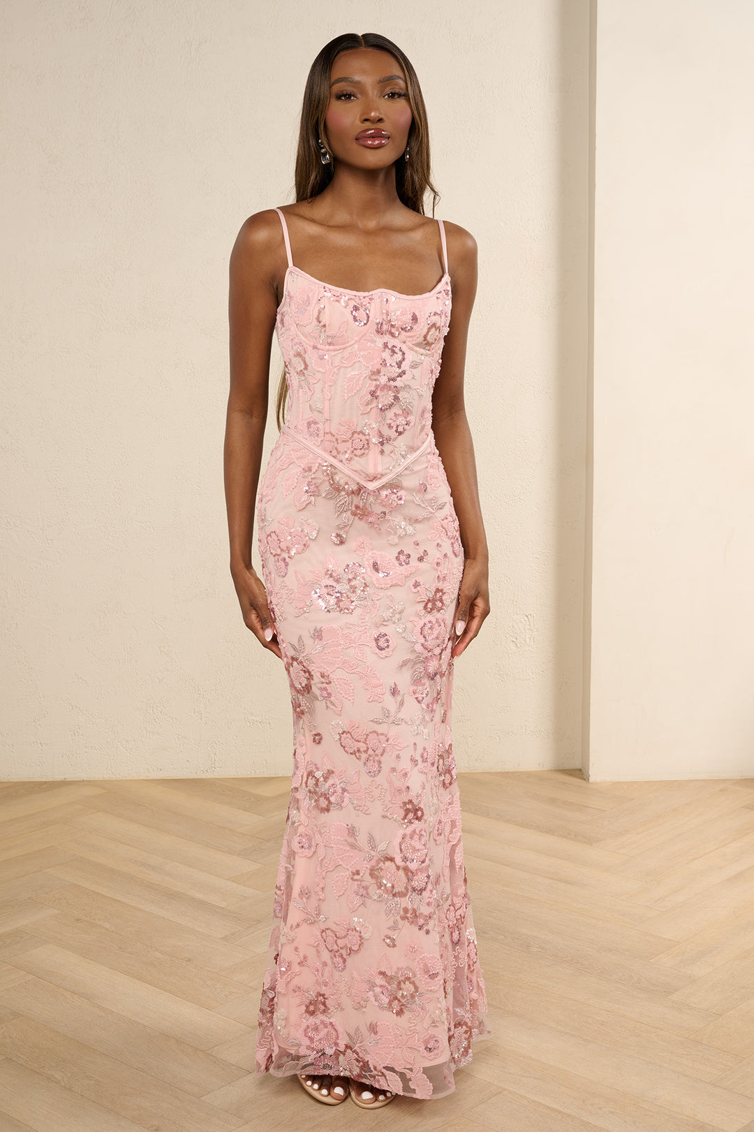Naima Embellished Corset Maxi Dress by House of CB - RENTAL – The