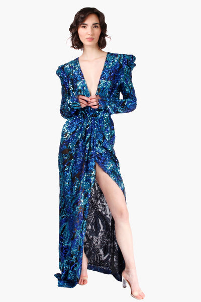 Jac Sequin Gown by Narces - RENTAL
