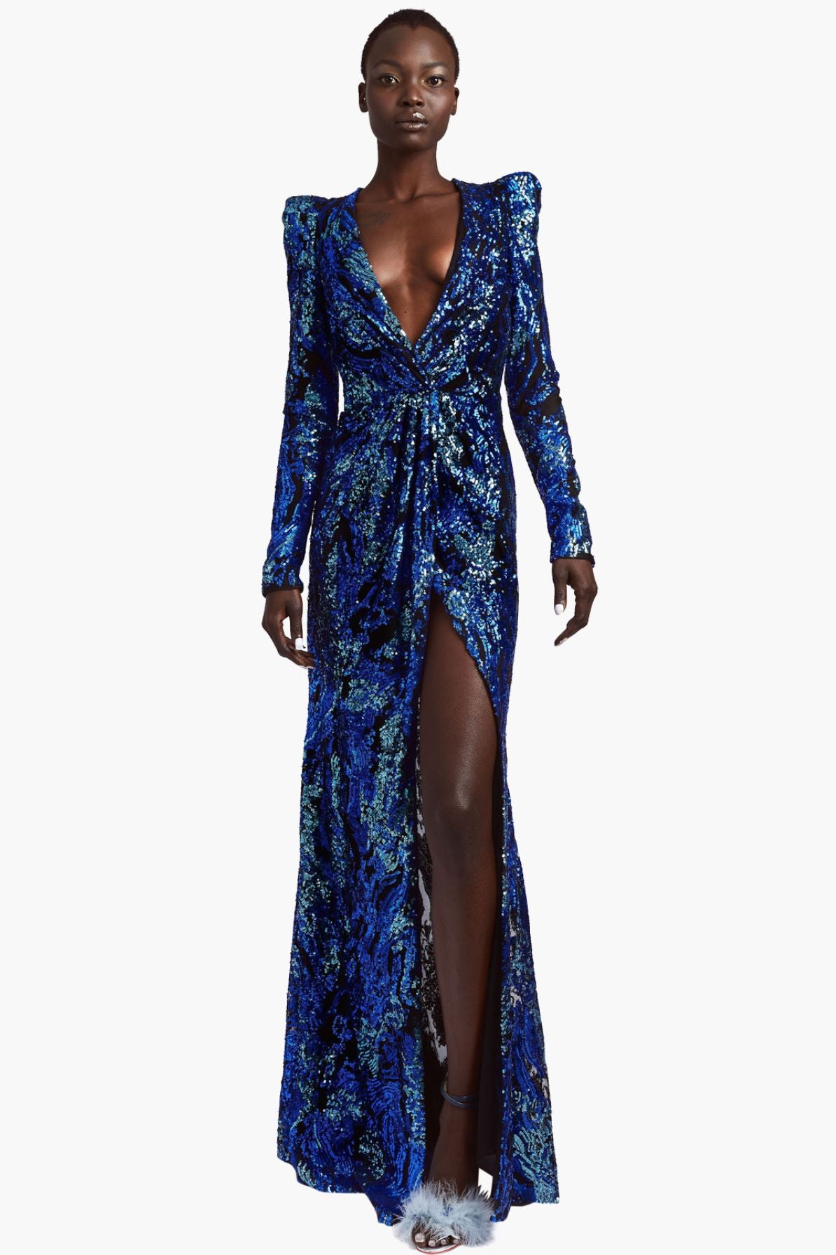 Jac Sequin Gown by Narces - RENTAL