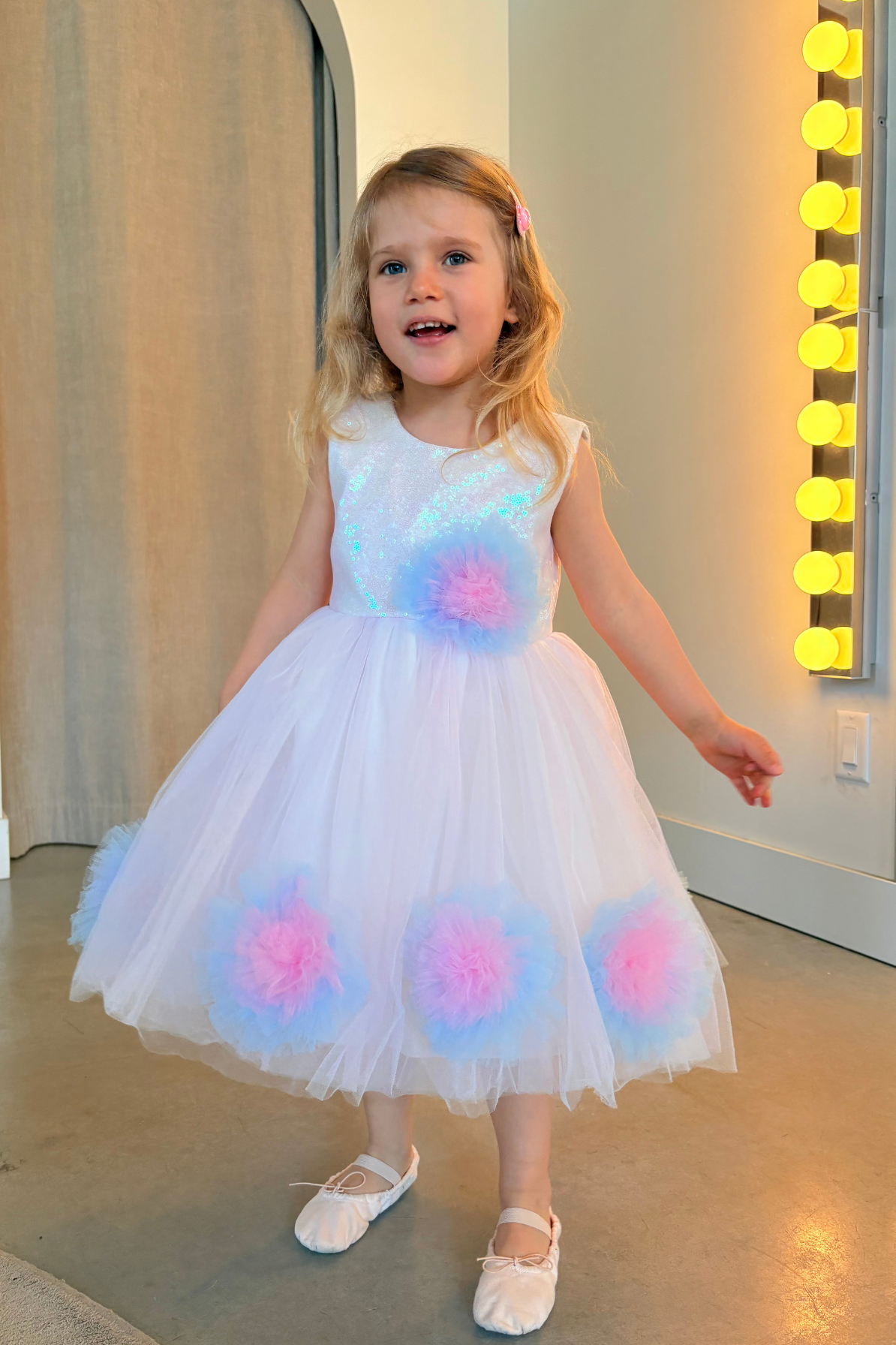 The Penny Pom Pom - Children's Designer Dress by Narces - RENTAL