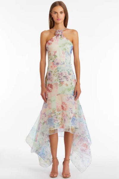 Carly Floral Midi Dress by Amanda Uprichard - RENTAL