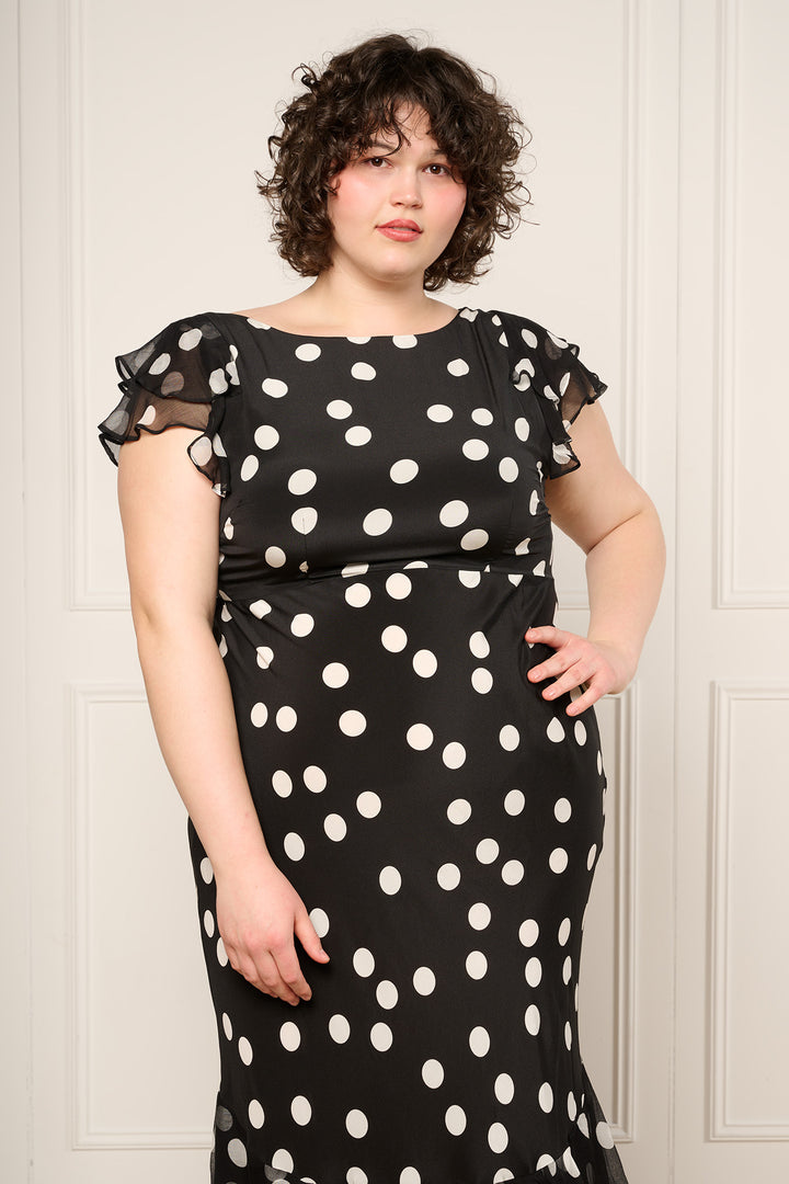 Ordinia Bouquet Dress in Polka Dot by Rixo London - RENTAL – The