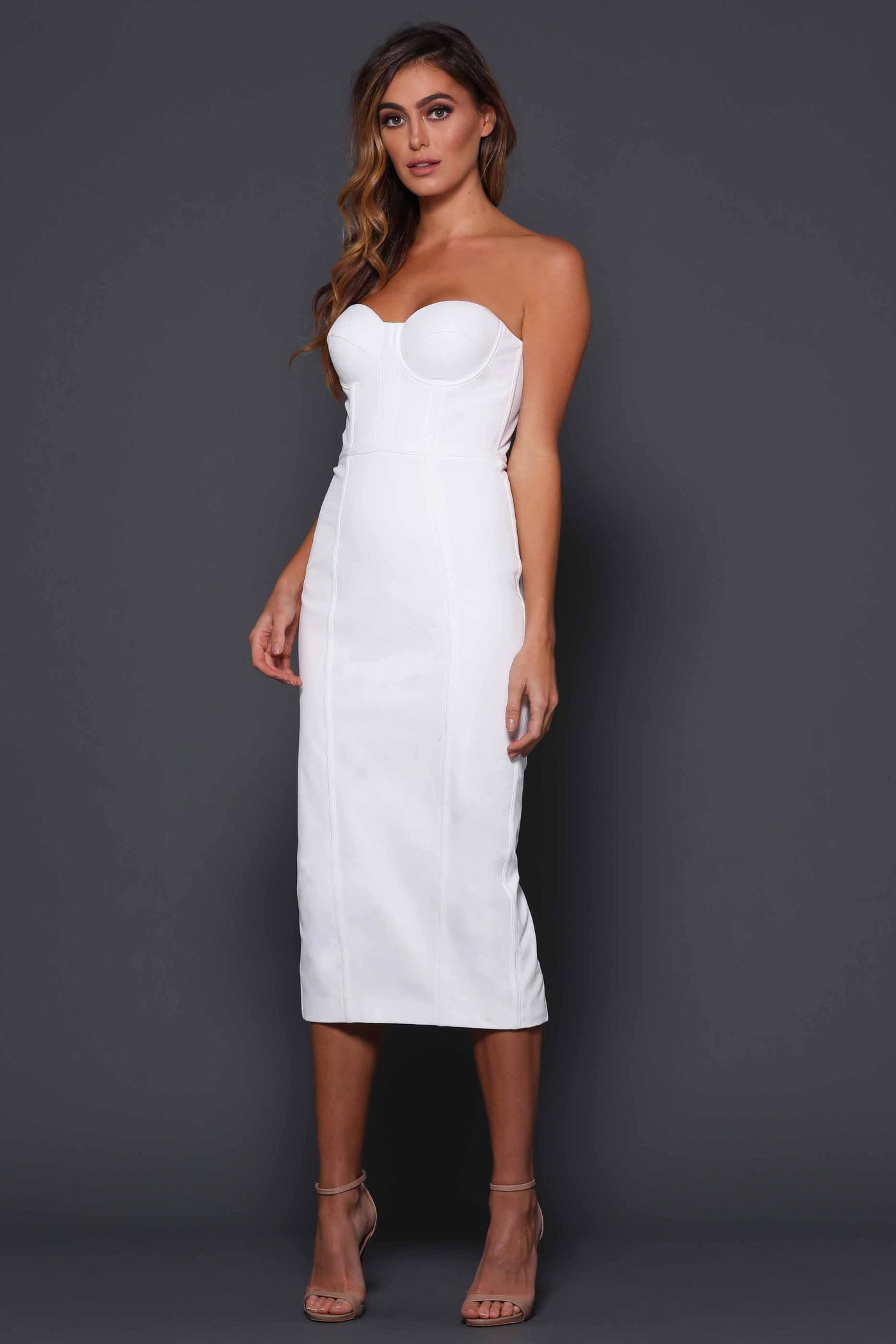 Penny Dress in White by Elle Zeitoune - FINAL SALE