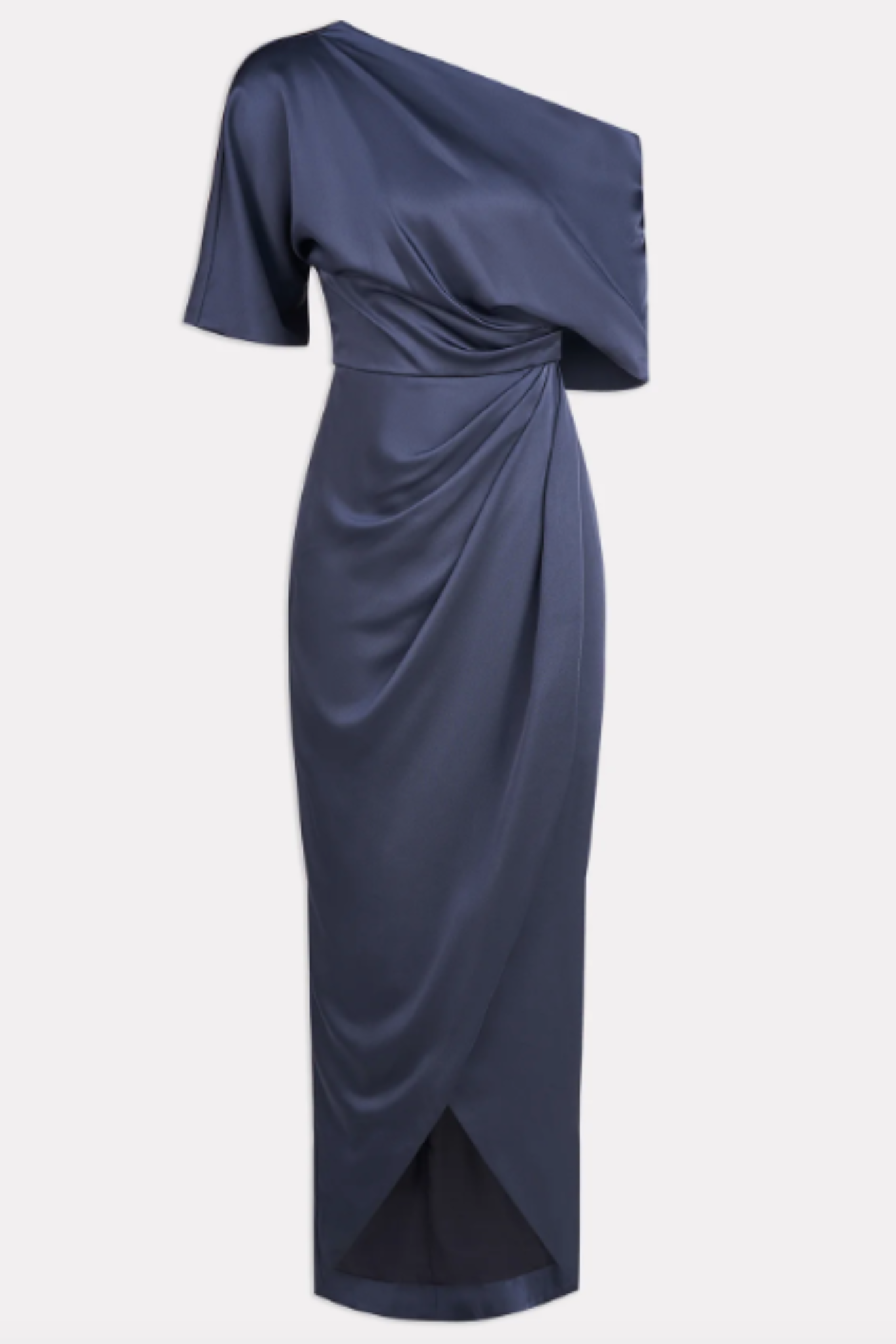 Rayna One Shoulder Draped Dress by Theia Couture - RENTAL