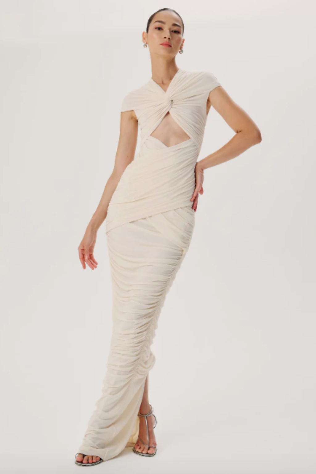 Nasha Gown in Ivory by Ronny Kobo - RENTAL