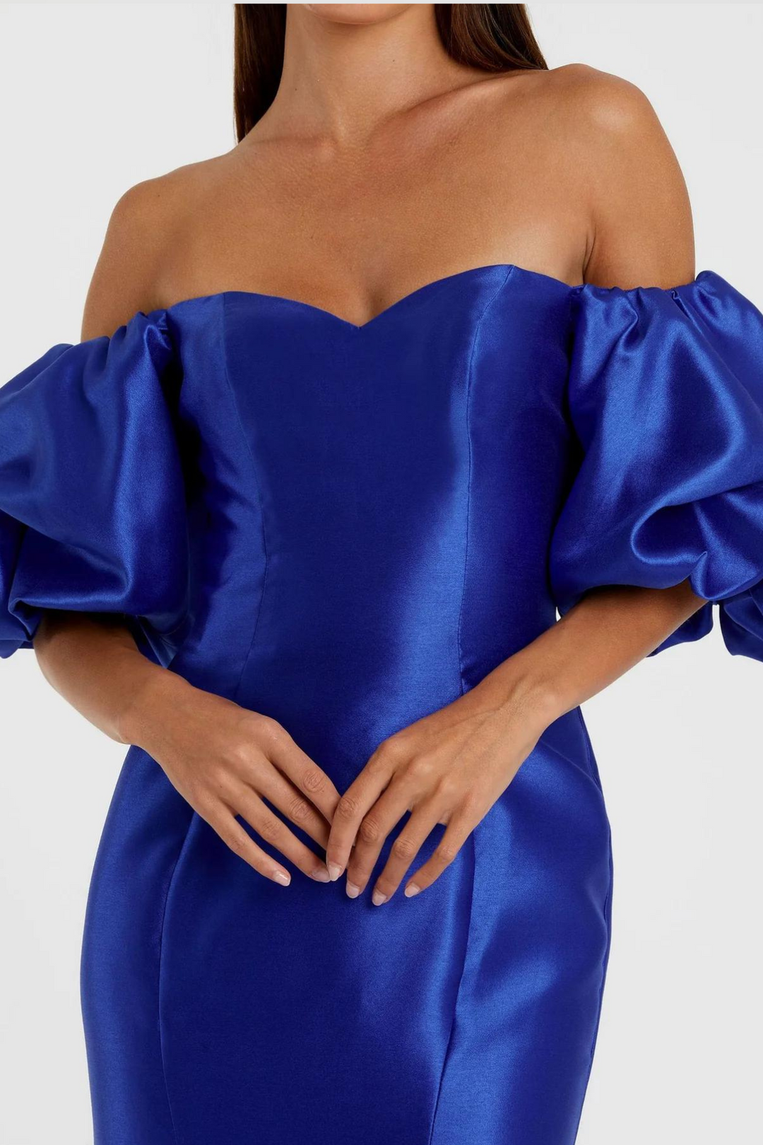 Manon Trumpet Gown in Royal Blue by Mac Duggal