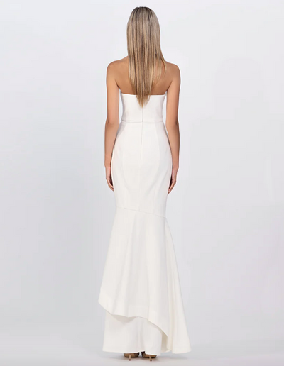 Hollywood Gown in White by Bariano - RENTAL