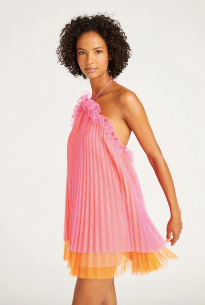 Tate Halter Mini Tulle Dress by AMUR - RENTAL