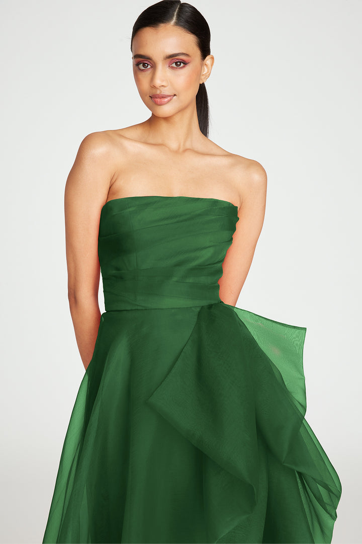 slim fit dress slacks Ladivine CD801 Prom Dress - Emerald main image 1
