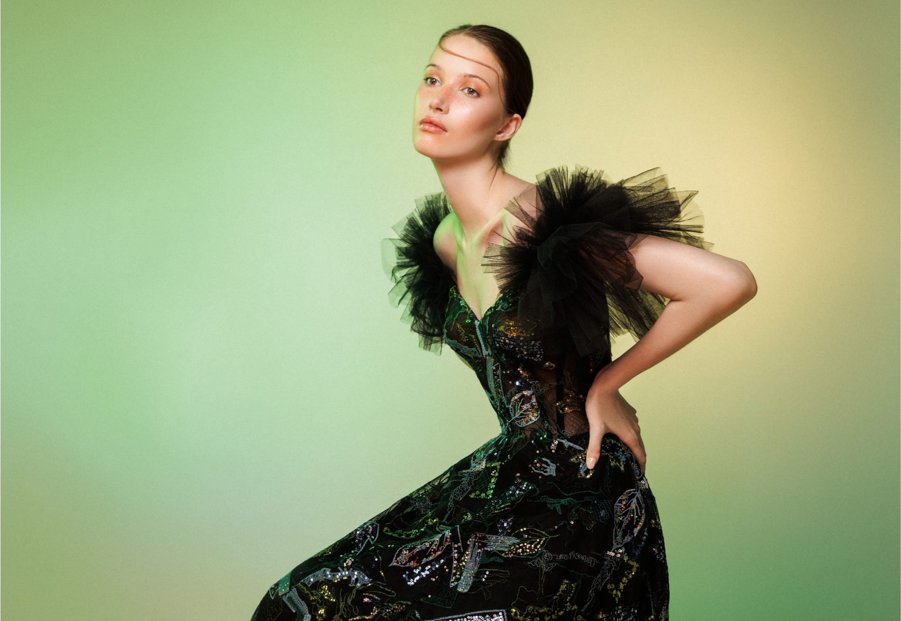 New designer gown sales frock