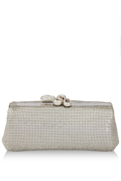 Delphyne Crystal Snake Clutch by Whiting and Davis - FINAL SALE