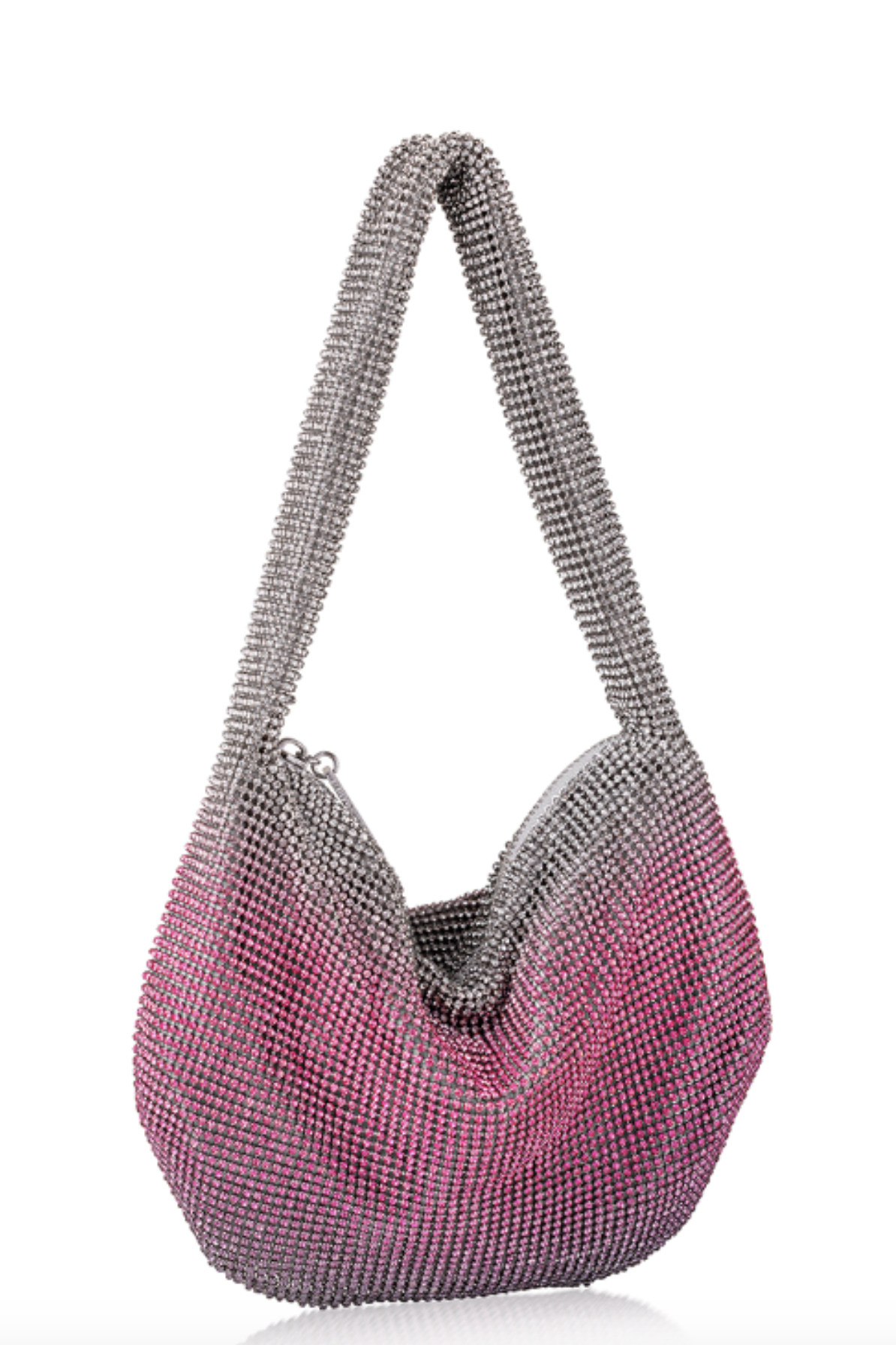 Adrienne Ombre Crystal Hobo Shoulder Bag by Whiting and Davis - RENTAL