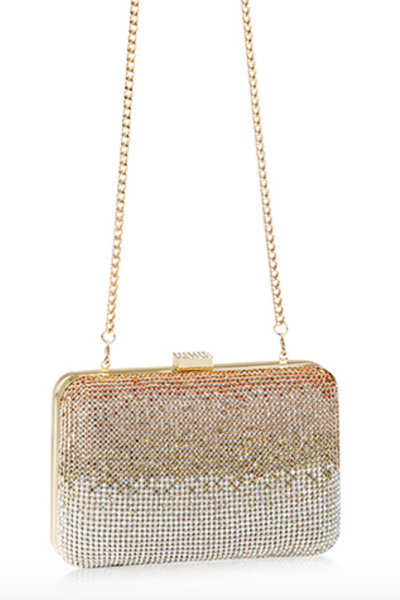 All Over Crystal Ombre Minaudiere by Whiting and Davis - FINAL SALE
