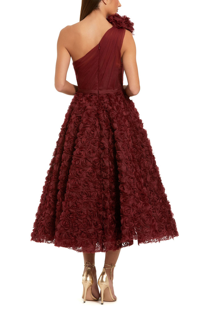 Annette One Shoulder Midi Dress by Mac Duggal - RENTAL – The Fitzroy