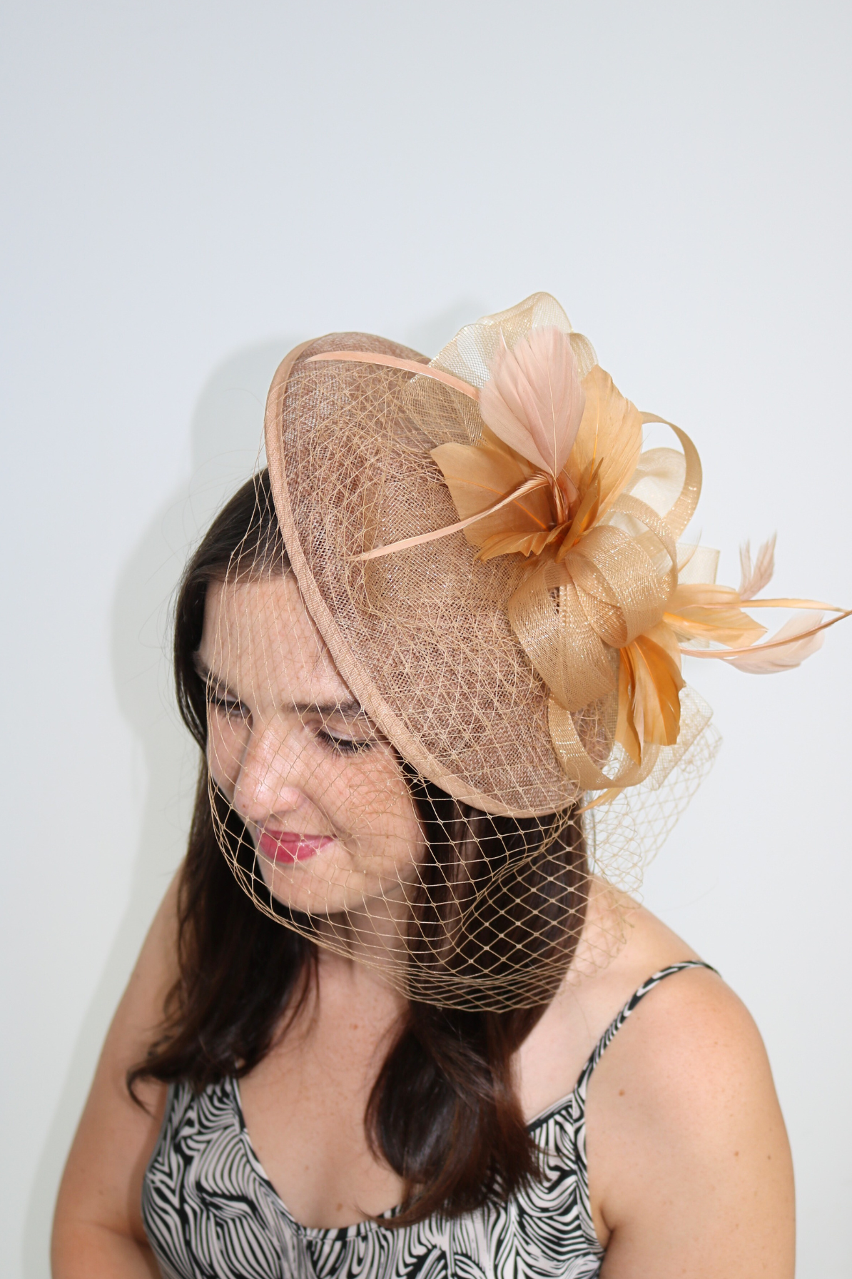 Barnaby Brown Fascinator - RENTAL