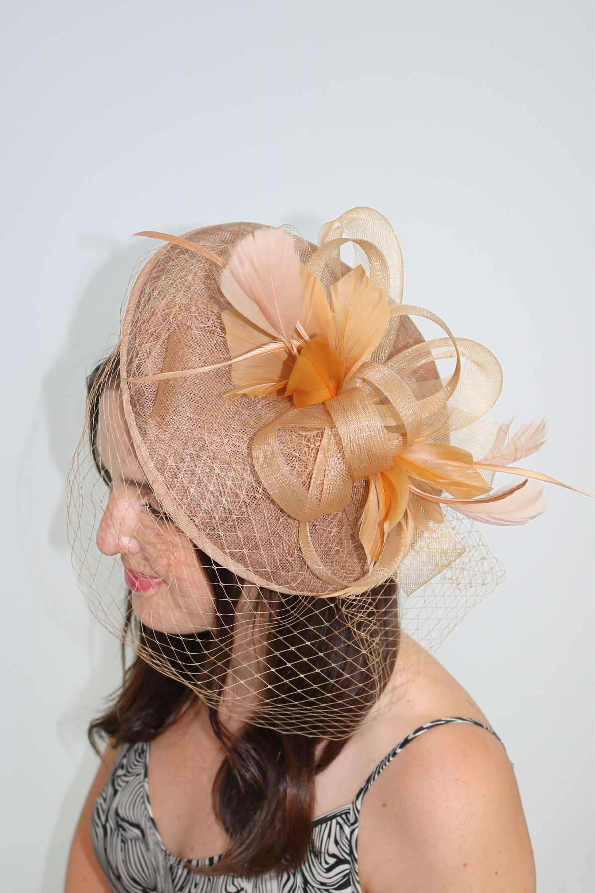 Barnaby Brown Fascinator - RENTAL