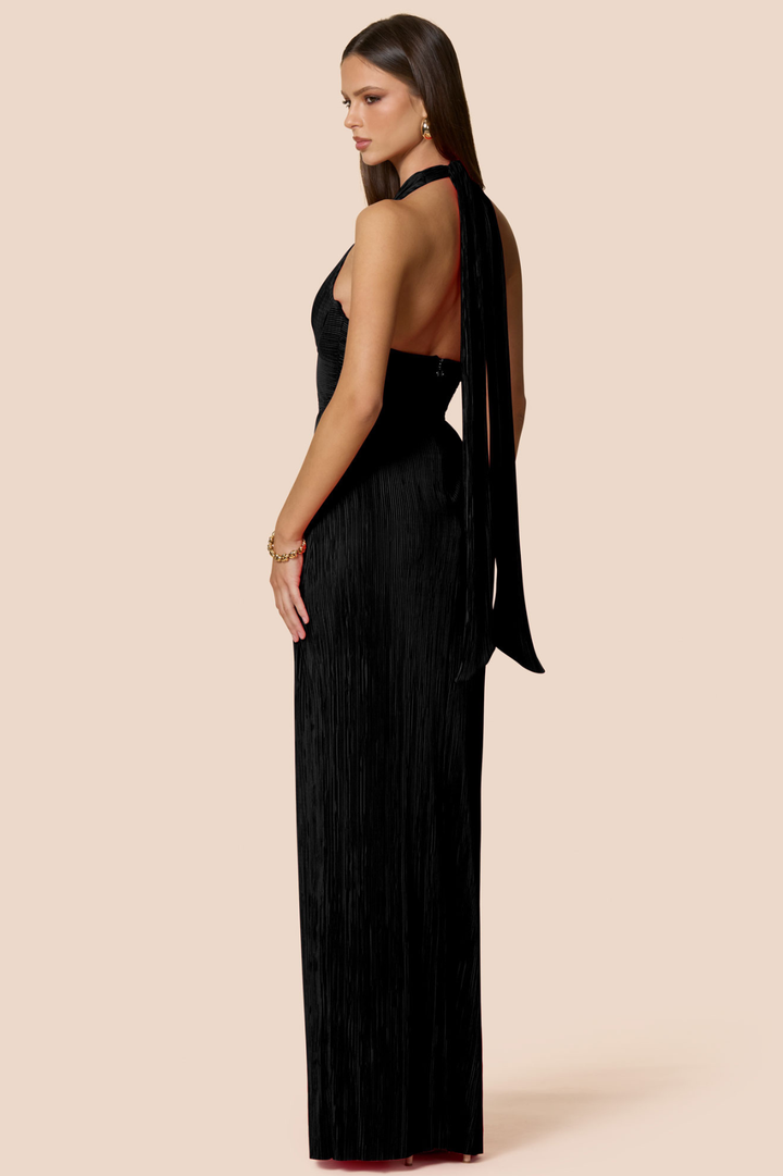nookie black dress Belleza Gown in by Colors:Wine Gray Cotton Linen Midi Dresses. black glitter dress