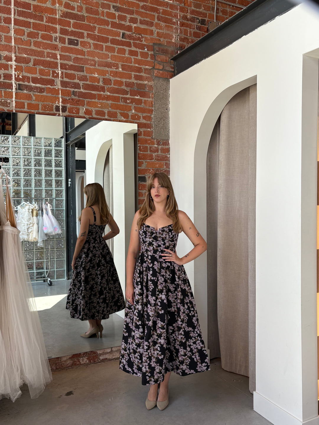 Lydia Midi Dress by Bronx and Banco – The Fitzroy