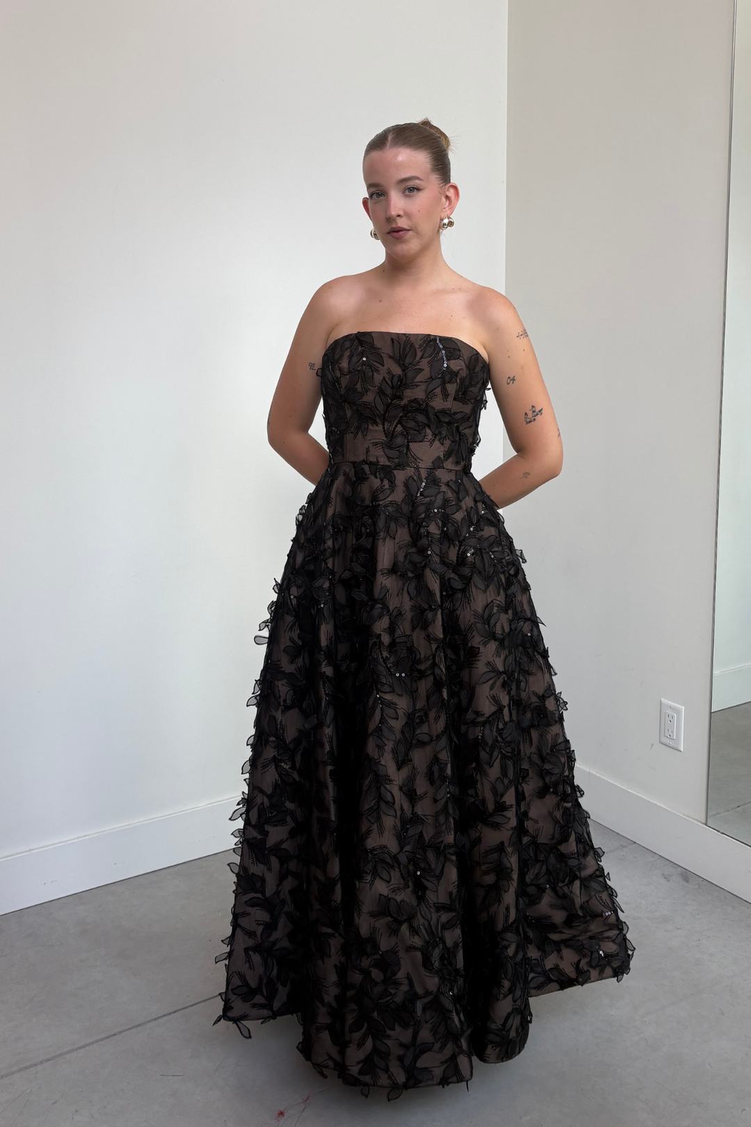 Celine Midi Dress in Black by HELSI - RENTAL – The Fitzroy