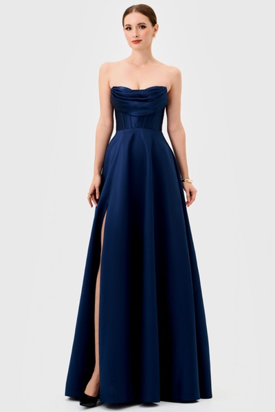 Lengha Choli In Chiffon Prugna E Blu Navy – Taglia UK 18 / EU 44 – SKU16158 - Foto 5