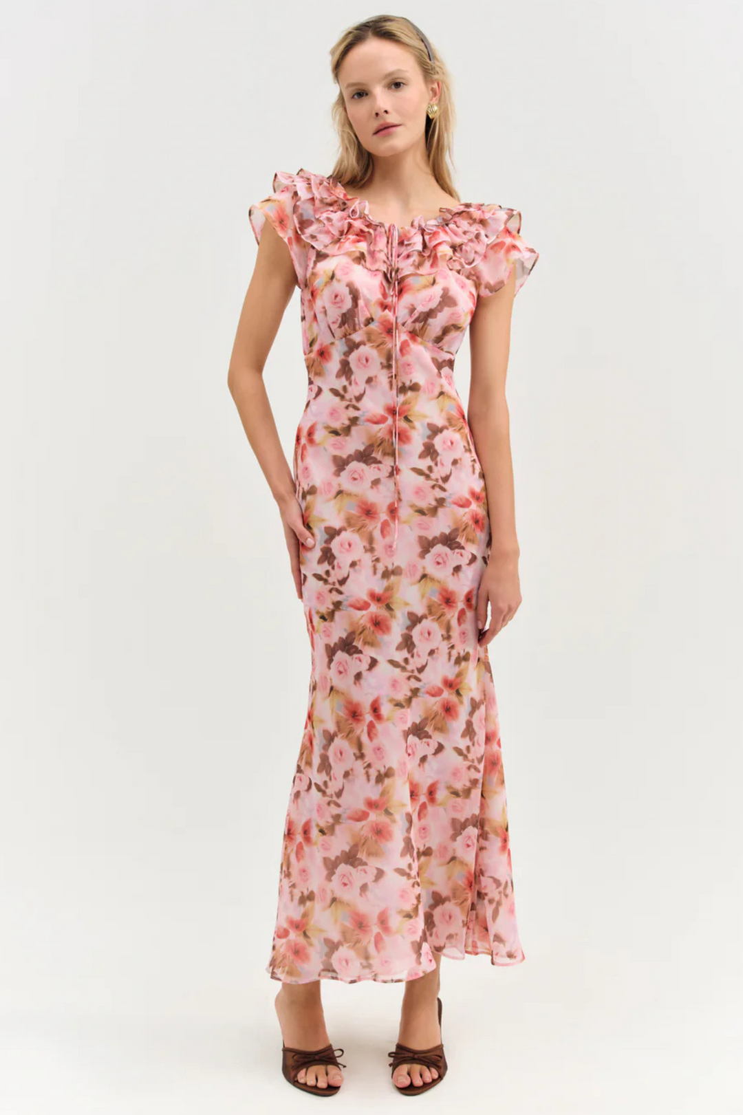 Florence Fallen Floral Maxi Dress by For Love and Lemons