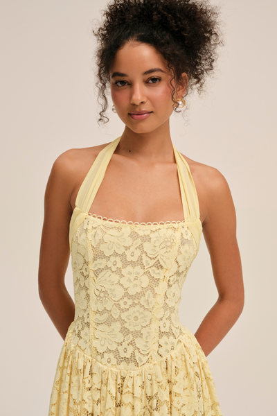 Lakeside Midi Dress by For Love and Lemons - RENTAL
