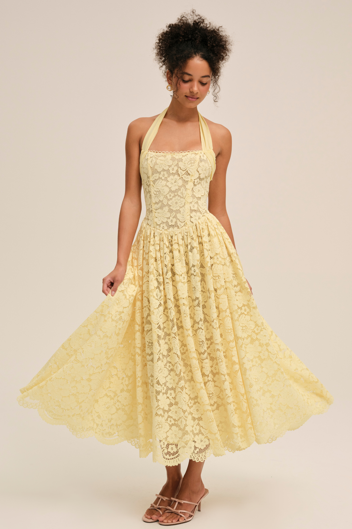 Lakeside Midi Dress by For Love and Lemons - RENTAL