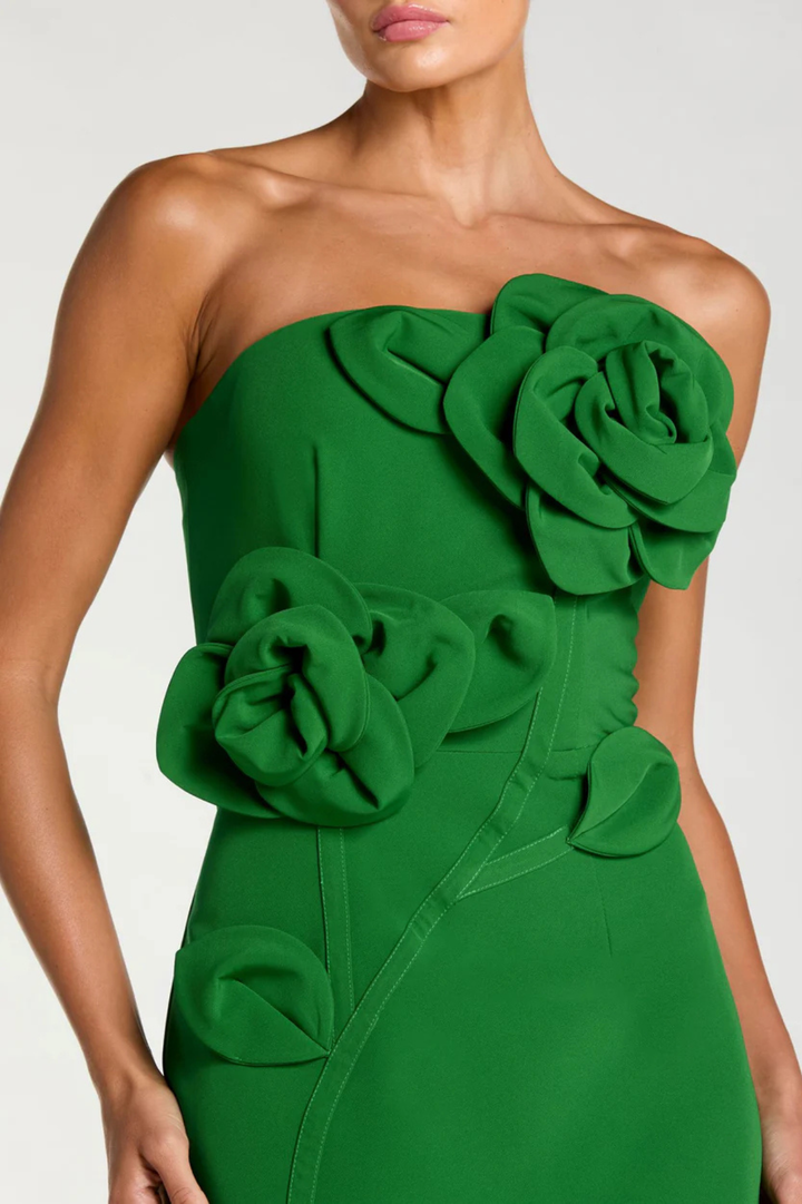 Renna Strapless Crepe Dress by Mac Duggal - RENTAL – The Fitzroy