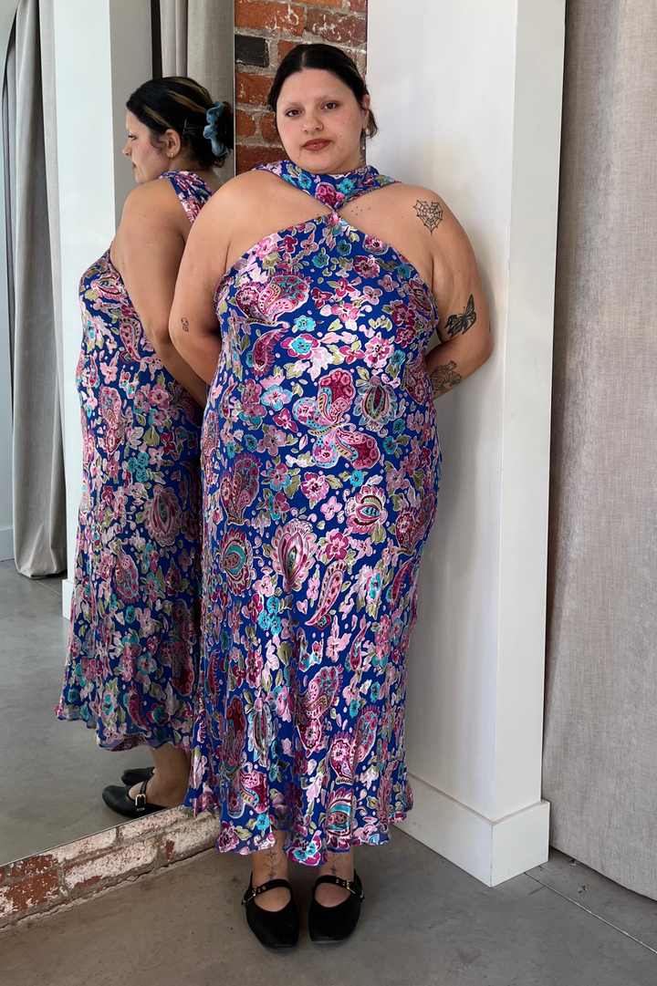 hayley midi dress RIXO Hayley Silk Midi Dress by Rixo
