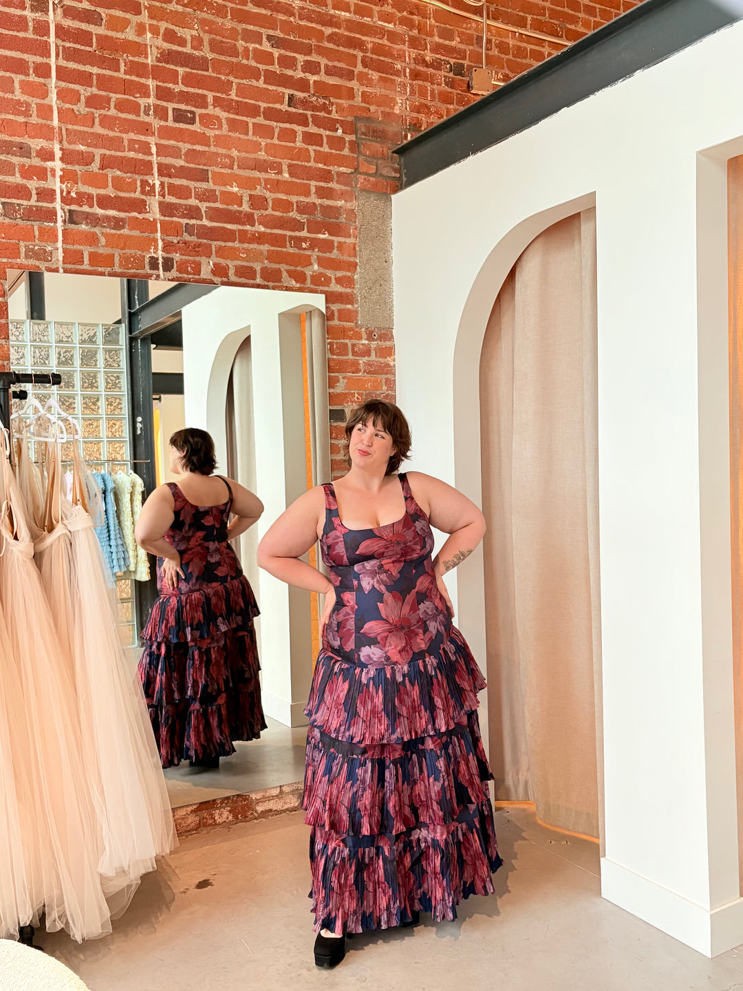 Luna Tiered Gown by Hutch RENTAL – The Fitzroy - Main Image