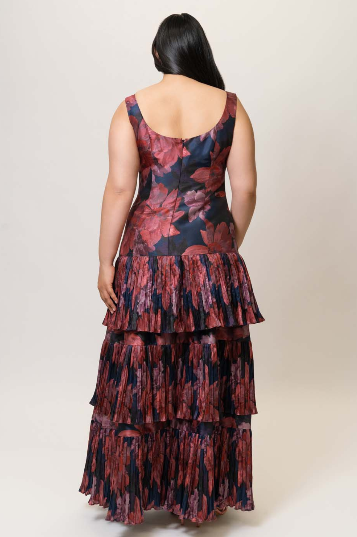 Luna Tiered Gown by Hutch - RENTAL
