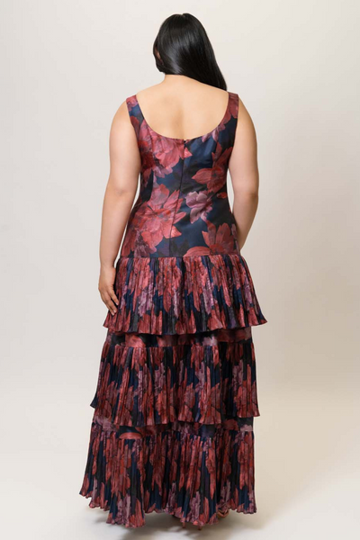 Luna Tiered Gown by Hutch - RENTAL