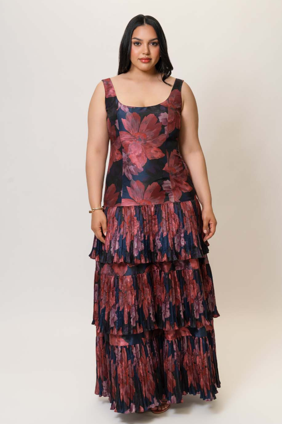 Luna Tiered Gown by Hutch - RENTAL