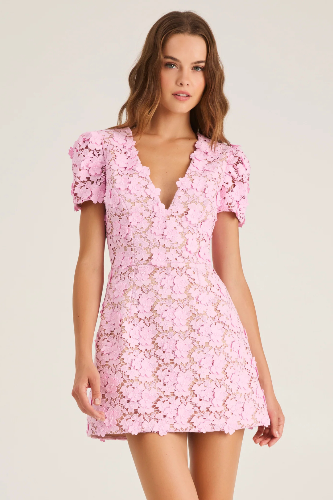 Kelly Floral Embroidered Mini Dress by HELSI - RENTAL – The Fitzroy