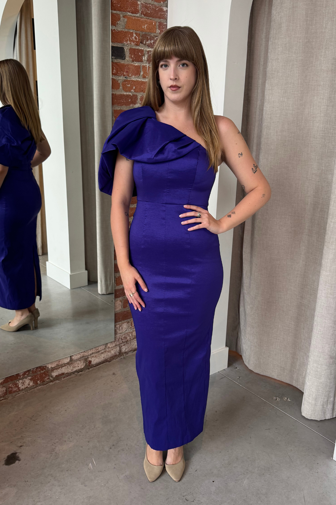 Lanora Gown in Purple by Bariano